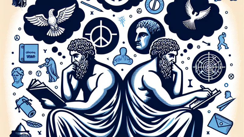 Przyczyny i cele wojny w filozofii Platona i Arystotelesa.