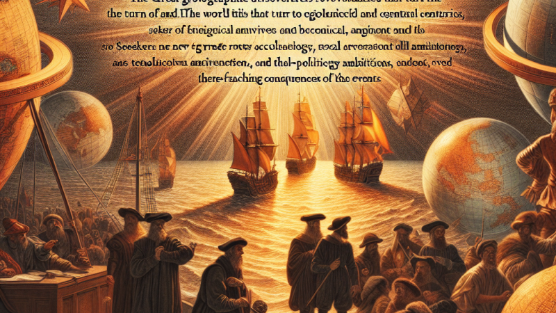 Przyczyny i skutki wielkich odkryć geograficznych