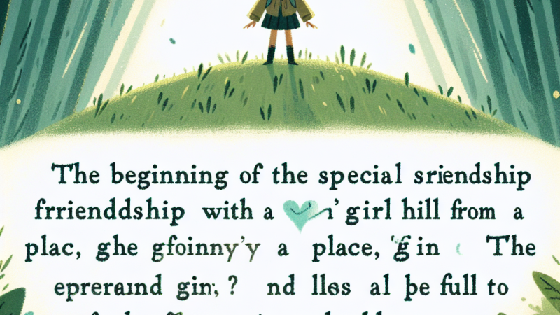 Przyjaźń z Anią z Zielonego Wzgórza - początek tej niezwykłej opowieści