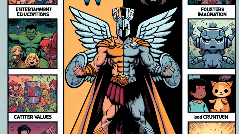 Przykłady serii komiksowych dla dzieci