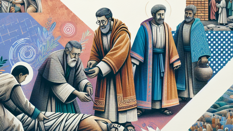 "Przypowieść o miłosiernym Samarytaninie" - plan wydarzeń