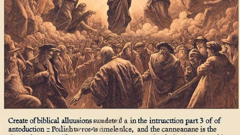 Przywołane aluzje biblijne w przedmowie 3 części Dziadów i ich znaczenie w kontekście treści utworu