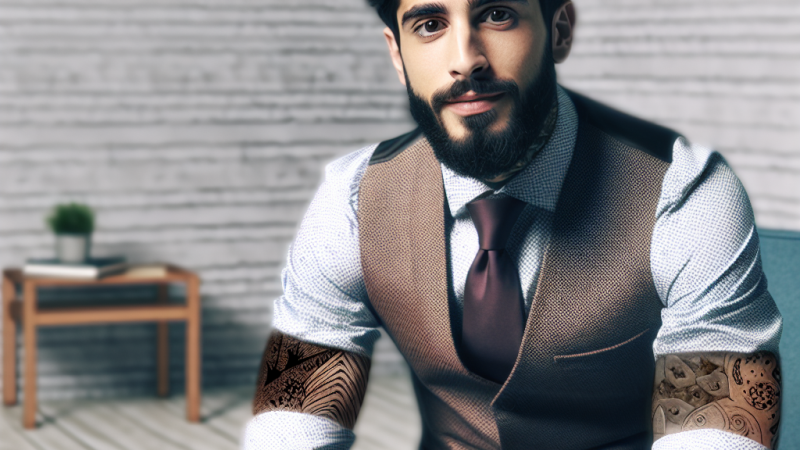 Psycholog z tatuażami – przekorny obraz profesjonalizmu