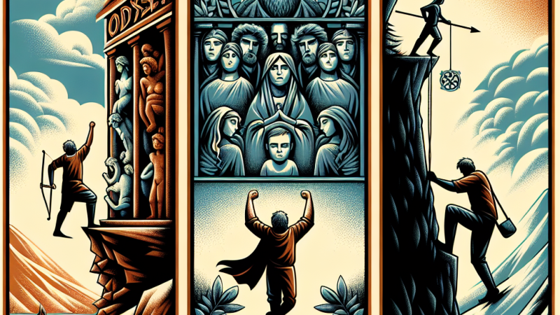 Radzenie sobie z trudnościami w "Odysei", "Trenie XIX" i "Panu Tadeuszu