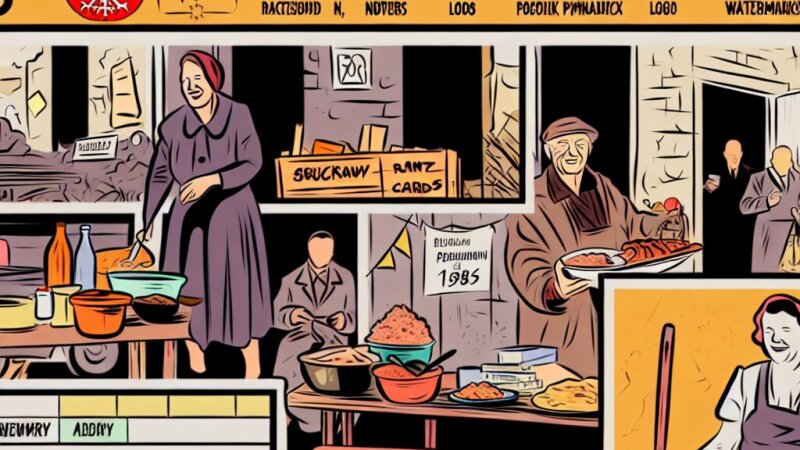 Realia życia codziennego w latach 1981-1983: dostęp do żywności, kartki na towary, zaopatrzenie w obuwie, odzież i inne towary