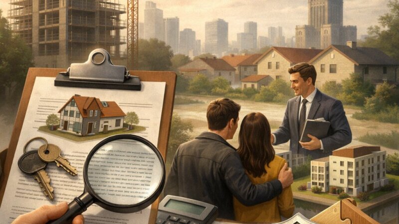 Referat na temat umowy deweloperskiej (2 strony)