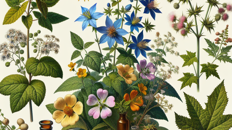 Referat z farmakognozji na temat: Bieluń dziędzierzawa, ogórecznik lekarski, dziurawiec, babka lancetowata, nawłoć, jarzębina