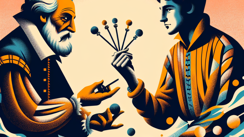 Relacje Harpagona z synem Kleantem