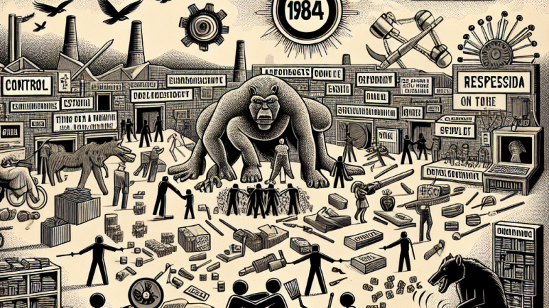 Relacje międzyludzkie w rzeczywistości państwa totalitarnego. Omów zagadnienie na podstawie powieści Rok 1984 George’a Orwella. W swojej odpowiedzi uwzględnij również wybrany kontekst.