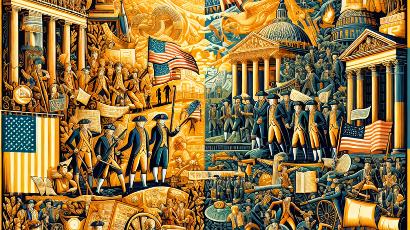 Rewolucja amerykańska i francuska z końca XVIII wieku