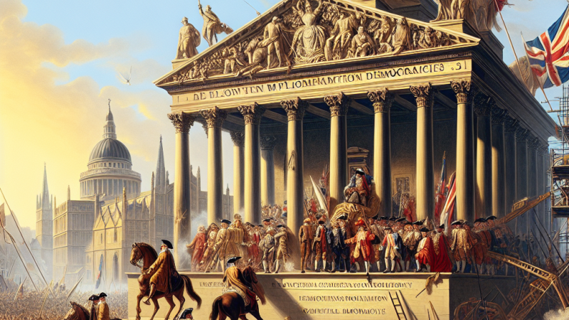 Rewolucja Angielska. Monarchia parlamentarna.