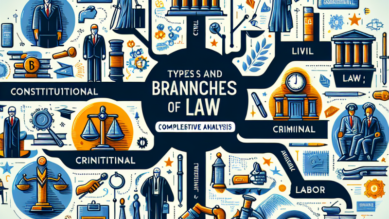 Rodzaje i gałęzie prawa - kompleksowa analiza.