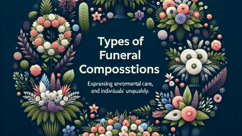 Rodzaje kompozycji funeralnych w florystyce