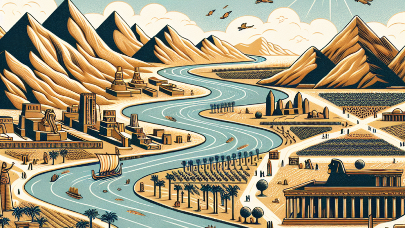 Rola i znaczenie wielkich rzek w rozwoju cywilizacji Bliskiego Wschodu: Starożytna Mezopotamia i Egipt.