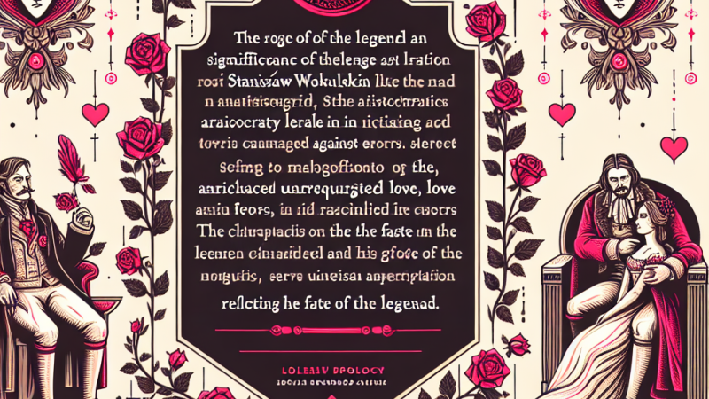 Rola opowiedzianej w „Lalce” Bolesława Prusa legendy i jej znaczenie w kontekście losów Stanisława Wokulskiego
