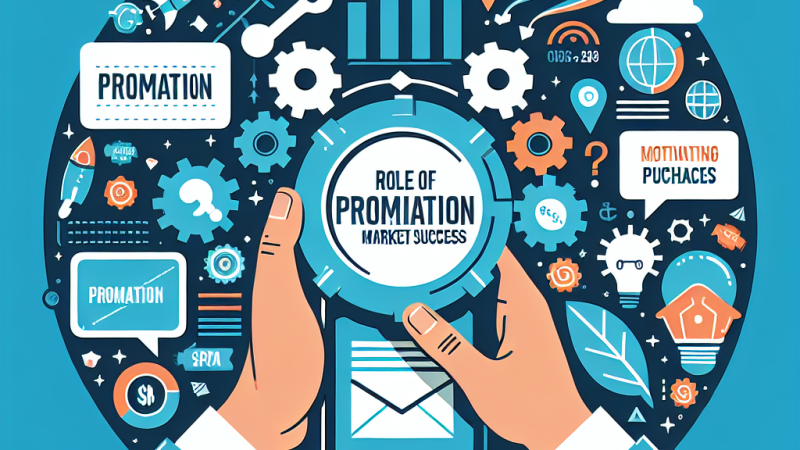 Rola promocji w osiągnięciu przez firmę sukcesu rynkowego