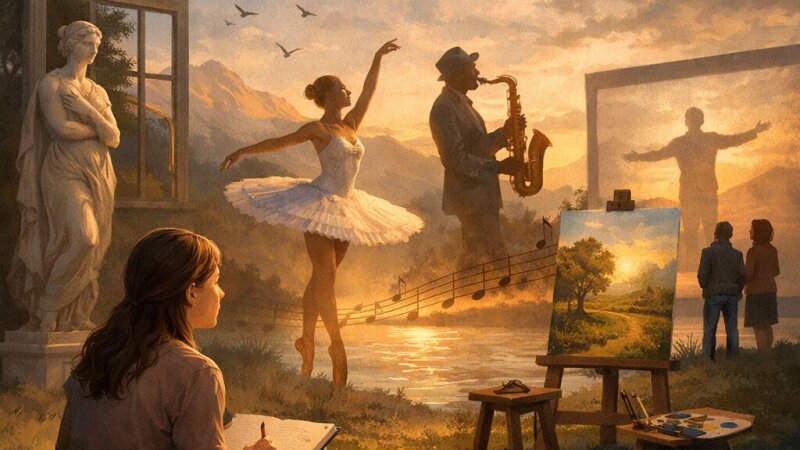 Rola sztuki w życiu człowieka na podstawie lektur