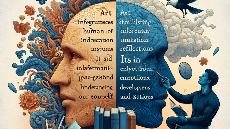 Rola sztuki w życiu człowieka na podstawie lektury obowiązkowej oraz wybranego utworu literackiego.