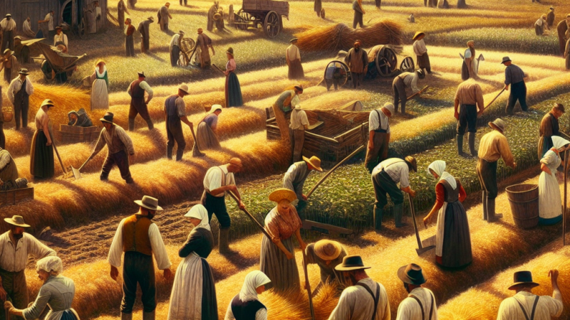 Rola ziemi w życiu chłopów - analiza książki Chłopi tom 1