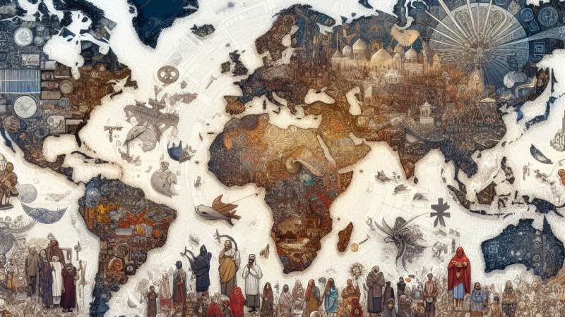 Rozmieszczenie ludności na świecie: Zróżnicowanie narodowościowe, etniczne i religijne oraz kultury ludności świata