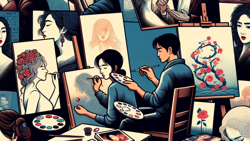 Różne portrety zakochanych w literaturze i sztuce