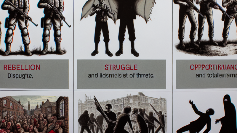 Różne postawy człowieka wobec zła w "Dżumie" i "Roku 1984"