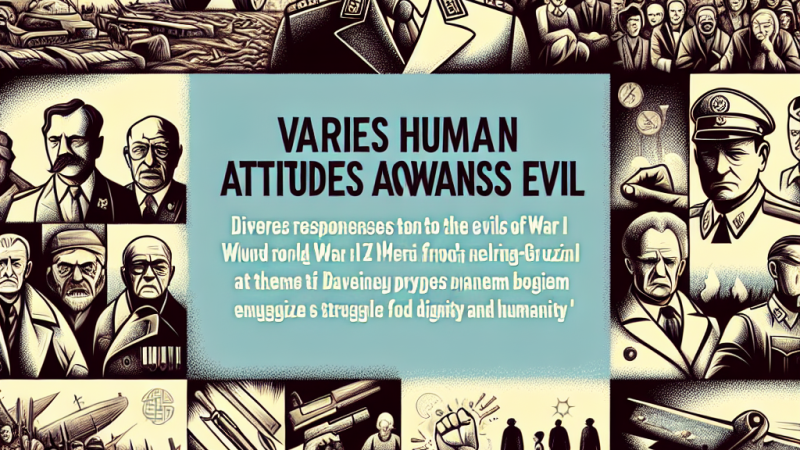 Różne postawy człowieka wobec zła