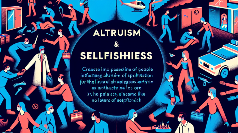 Różne postawy ludzi w sytuacjach granicznych: analiza literacka