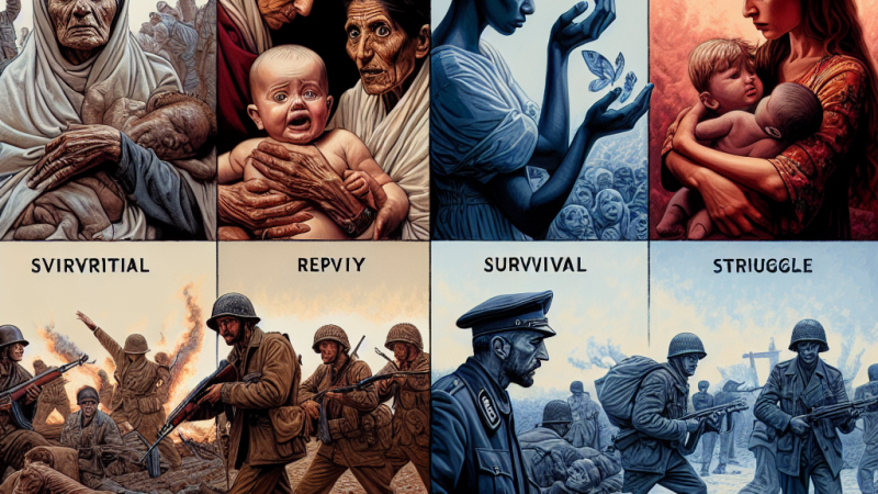 Różne postawy ludzi wobec okrucieństw II wojny światowej. Scharakteryzuj je na przykładach wybranych z literatury