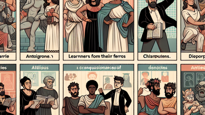 Różne postawy ludzi wobec własnych błędów w kontekście literackim.