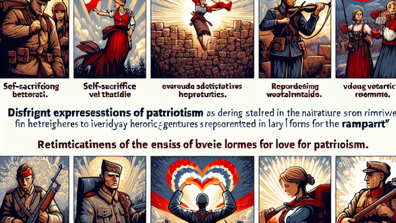 Różne postawy wyrażające miłość do ojczyzny: Analiza na podstawie wybranych lektur obowiązkowych oraz innego utworu literackiego lub poetyckiego