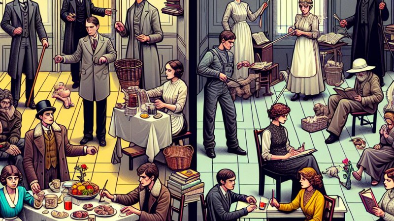 Różne sposoby ukazywania ludzkiej codzienności w literaturze: analiza "Lalki" Bolesława Prusa i "Zbrodni i kary" Fiodora Dostojewskiego.