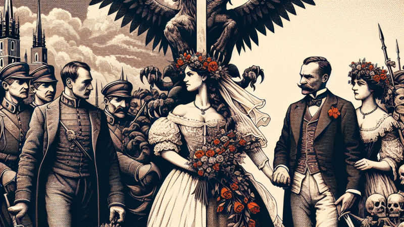 Różne sposoby ukazywania Polski i Polaków w utworach "Pan Tadeusz" Adama Mickiewicza oraz "Wesele" Stanisława Wyspiańskiego