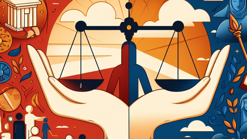 Różnica między sprawiedliwością a równością