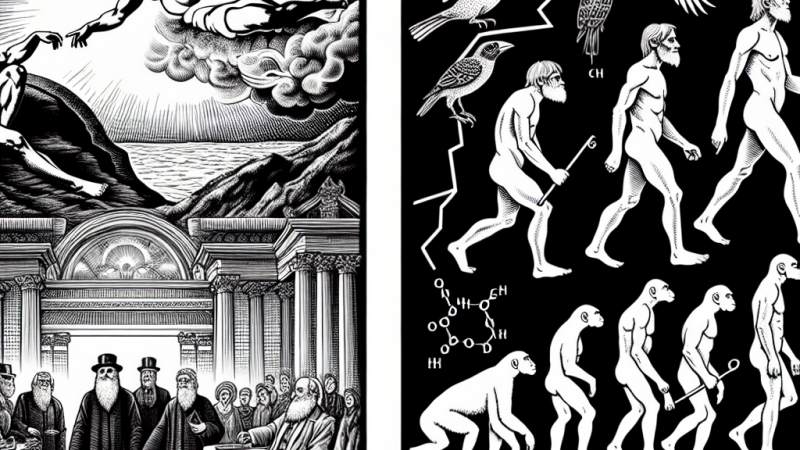 "Różnice między idealizmem w teorii kreacjonistycznej, a ewolucyjnej - perspektywa biblijna i naukowa