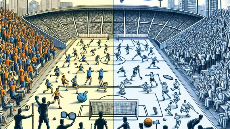 Różnice między sportem amatorskim a zawodowym.