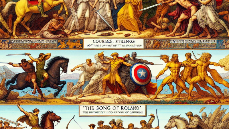 Różnorodne oblicza heroizmu w "Rzeczy pięknej" Tyrtajosa, "Iliadzie" Homera oraz "Pieśni o Rolandzie" .