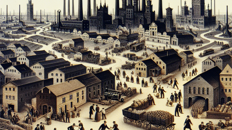 Rozwój gospodarczy ziem wybranego zaboru w drugiej połowie XIX wieku