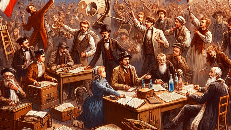 Rozwój polskiej kultury i polityki na emigracji w XIX wieku