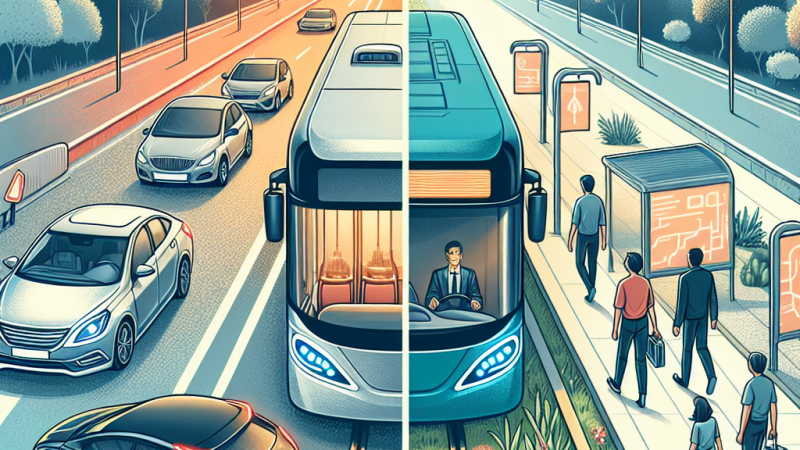 Samochód czy transport publiczny - czas i koszty podróży