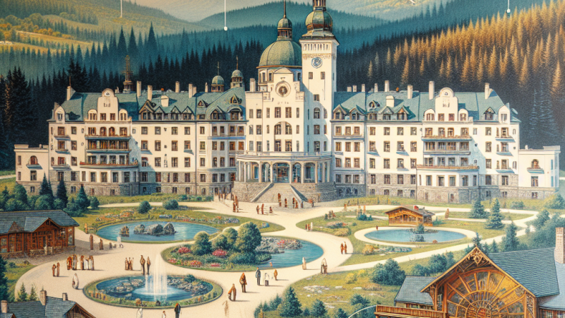 Sanatorium w Horyńcu-Zdroju.