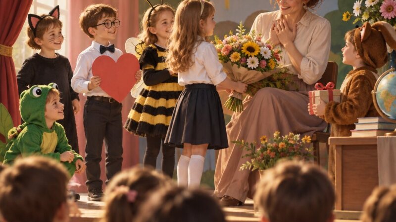 Scenariusz apelu z okazji Dnia Nauczyciela dla klas 1–3