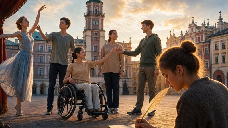 Scenariusz sztuki o integracji osób z niepełnosprawnościami w Zamościu