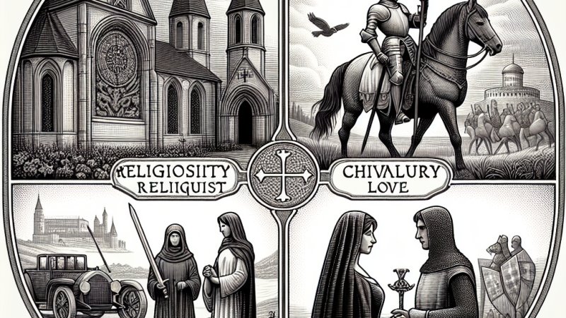 Scharakteryzuj i oceń ideały życia spopularyzowane przez literaturę średniowiecza