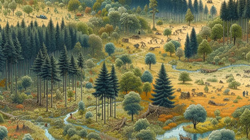 Skład gatunkowy lasów w Polsce.