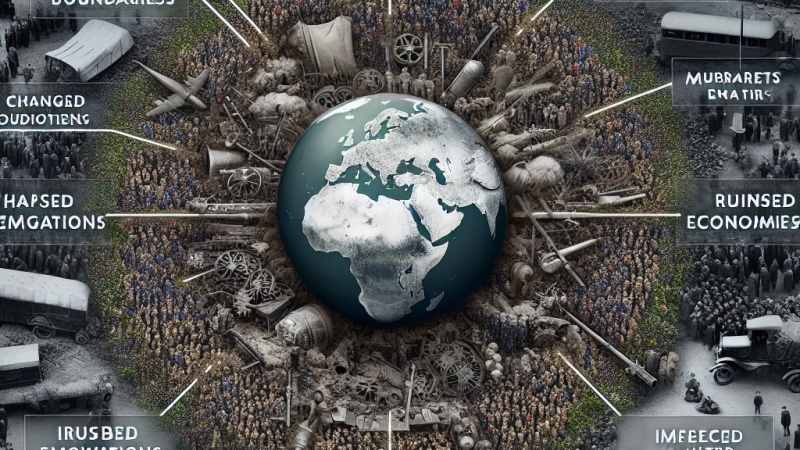 Skutki Drugiej Wojny Światowej.