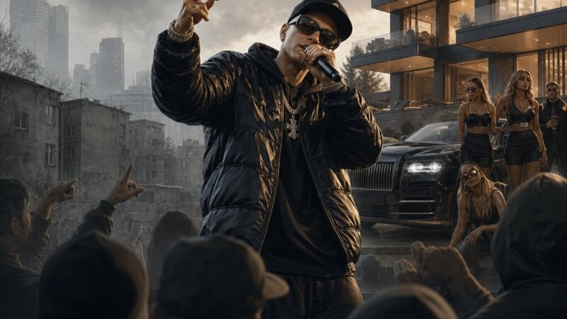 Sloganowy rap w stylu polskiego mainstreamu