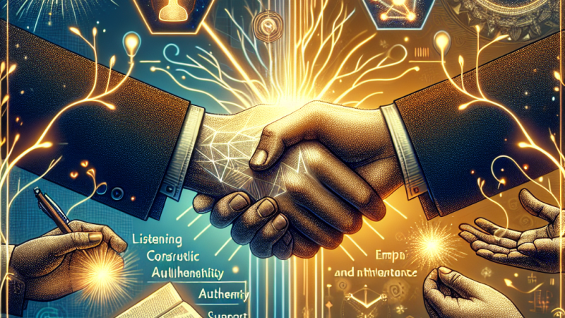 Słowa kontra czyny: Budowanie fundamentów zaufania.