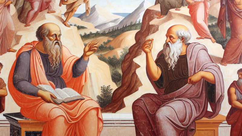 Sokrates kontra Demokryt: perspektywy na szczęście