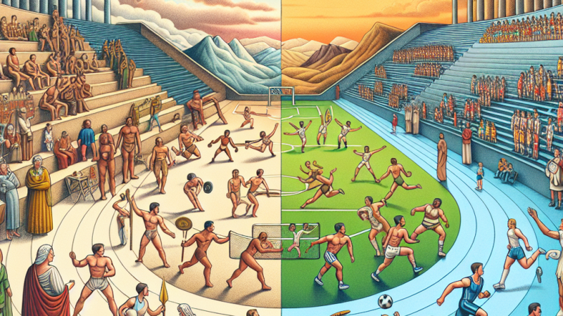 Sport antyczny i współczesny.
